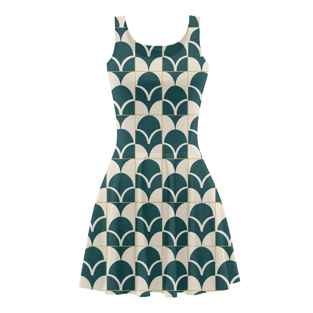 Nested Arc Ledger comfortable stretch skater dresses