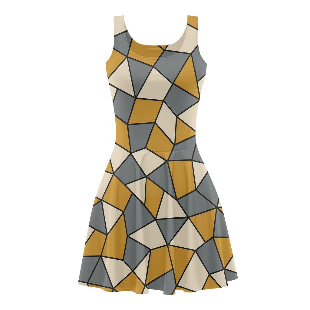 Polygon Shard Cadence custom skater dresses