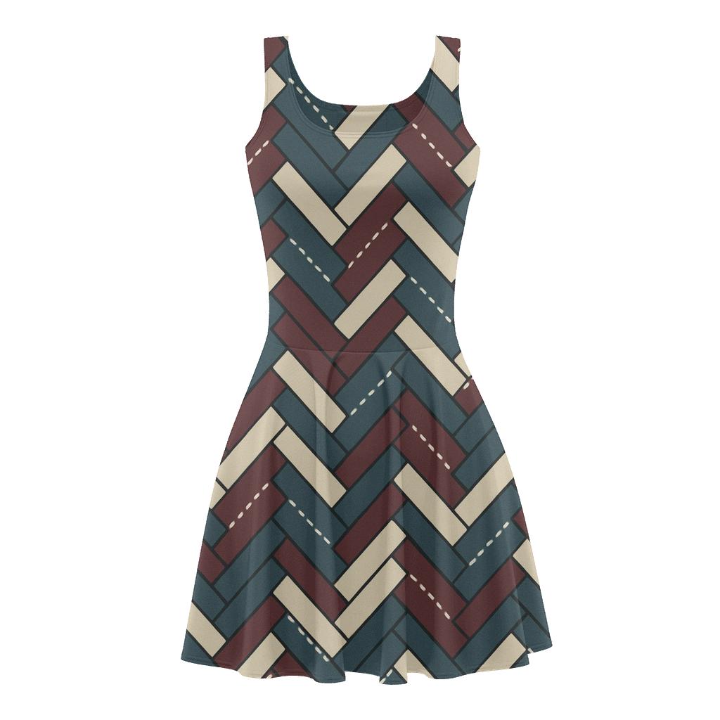 Braided Angle Conveyor skater dresses for occasions