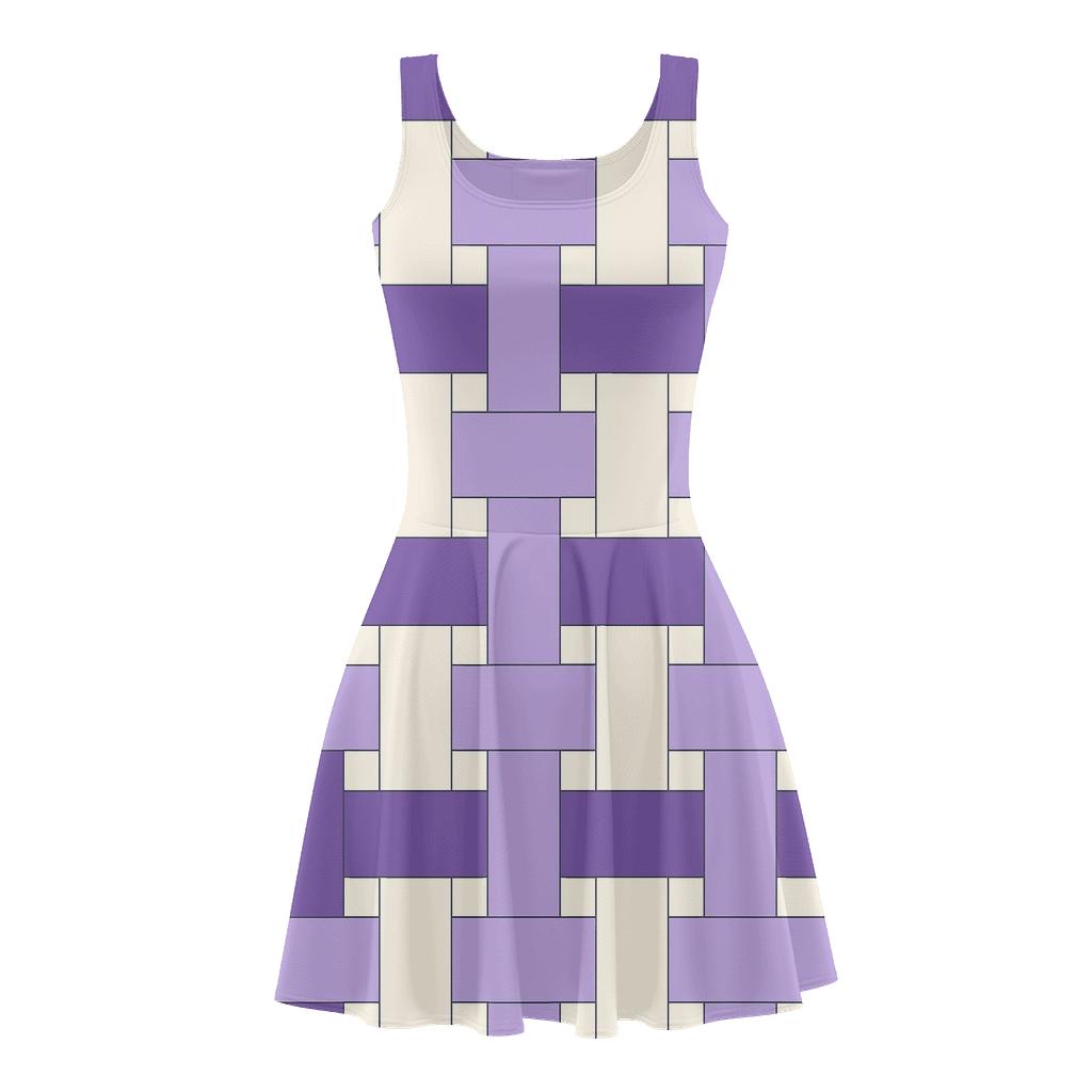 Interlaced Ribbon Matrix unique custom skater dresses