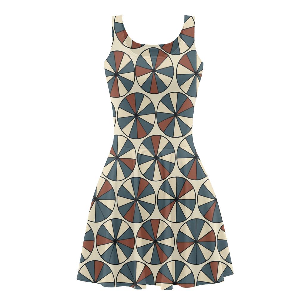 Radial Segment Relay unique custom skater dresses