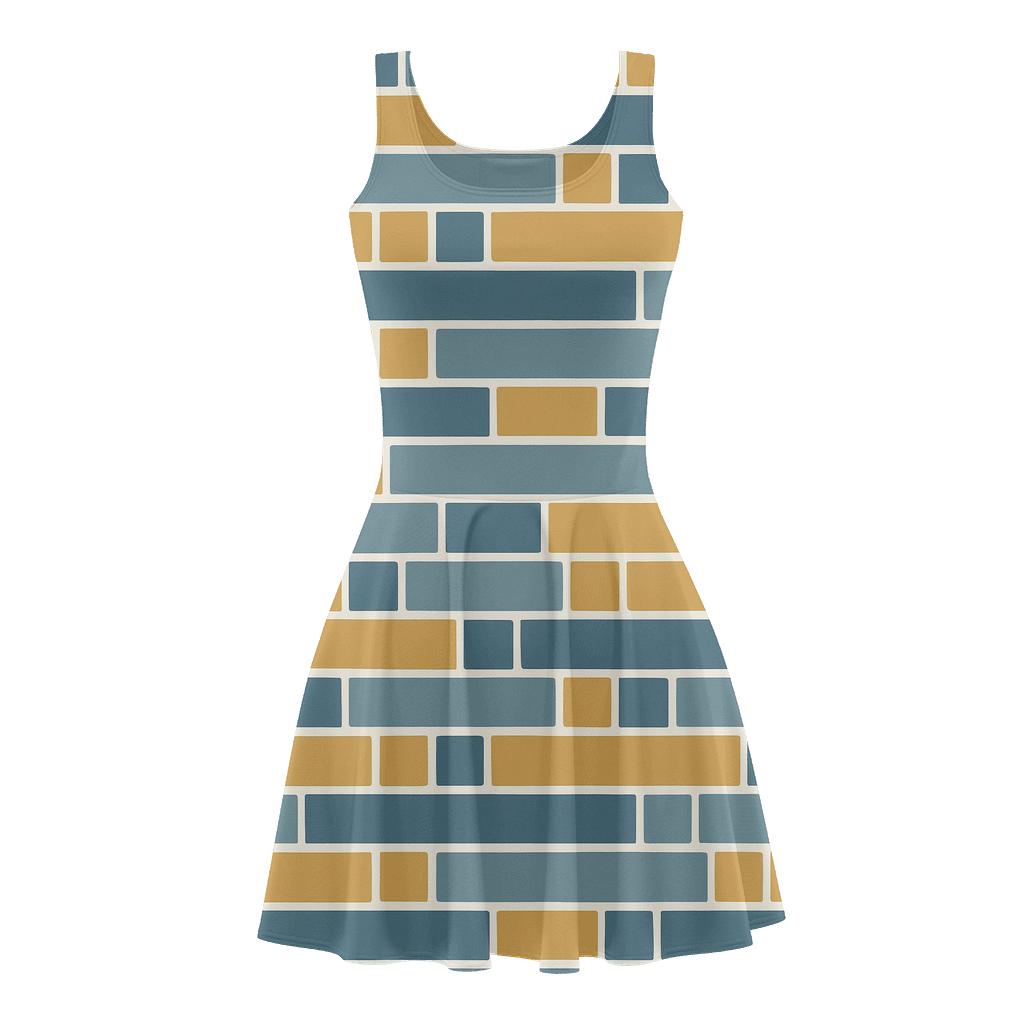 Staggered Brick Step Sequence personalized fit skater dresses