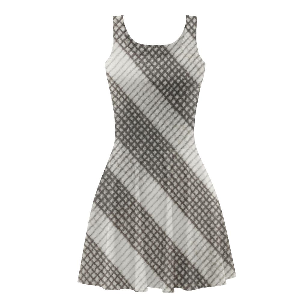 Crosshatch Density Fade Bands personalized fit skater dresses