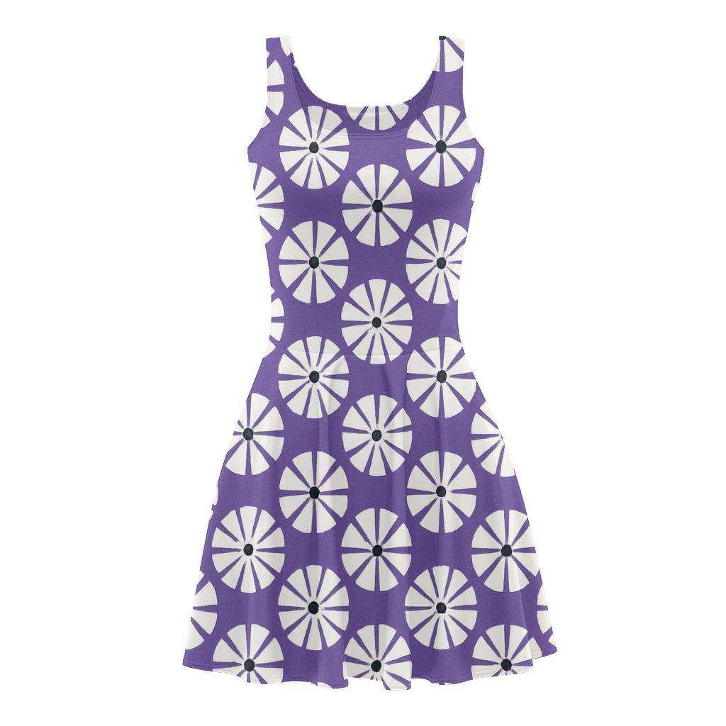 Radial Segment Tile Carousel skater dresses for occasions