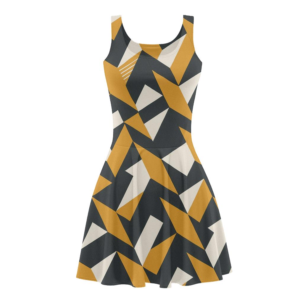 Kite Tile Switchback floral print skater dresses