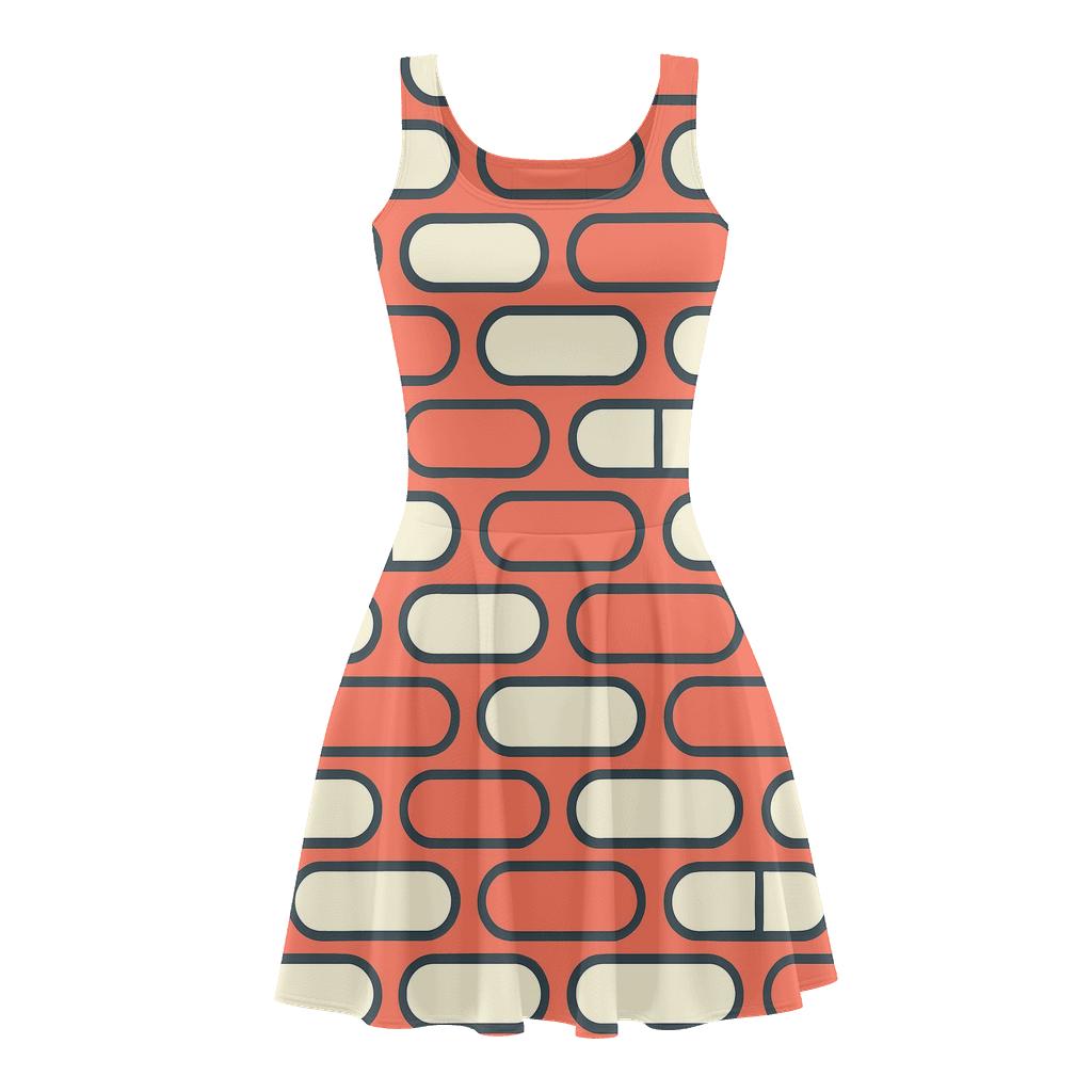 Staggered Capsule Conveyor trendy mini skater dresses