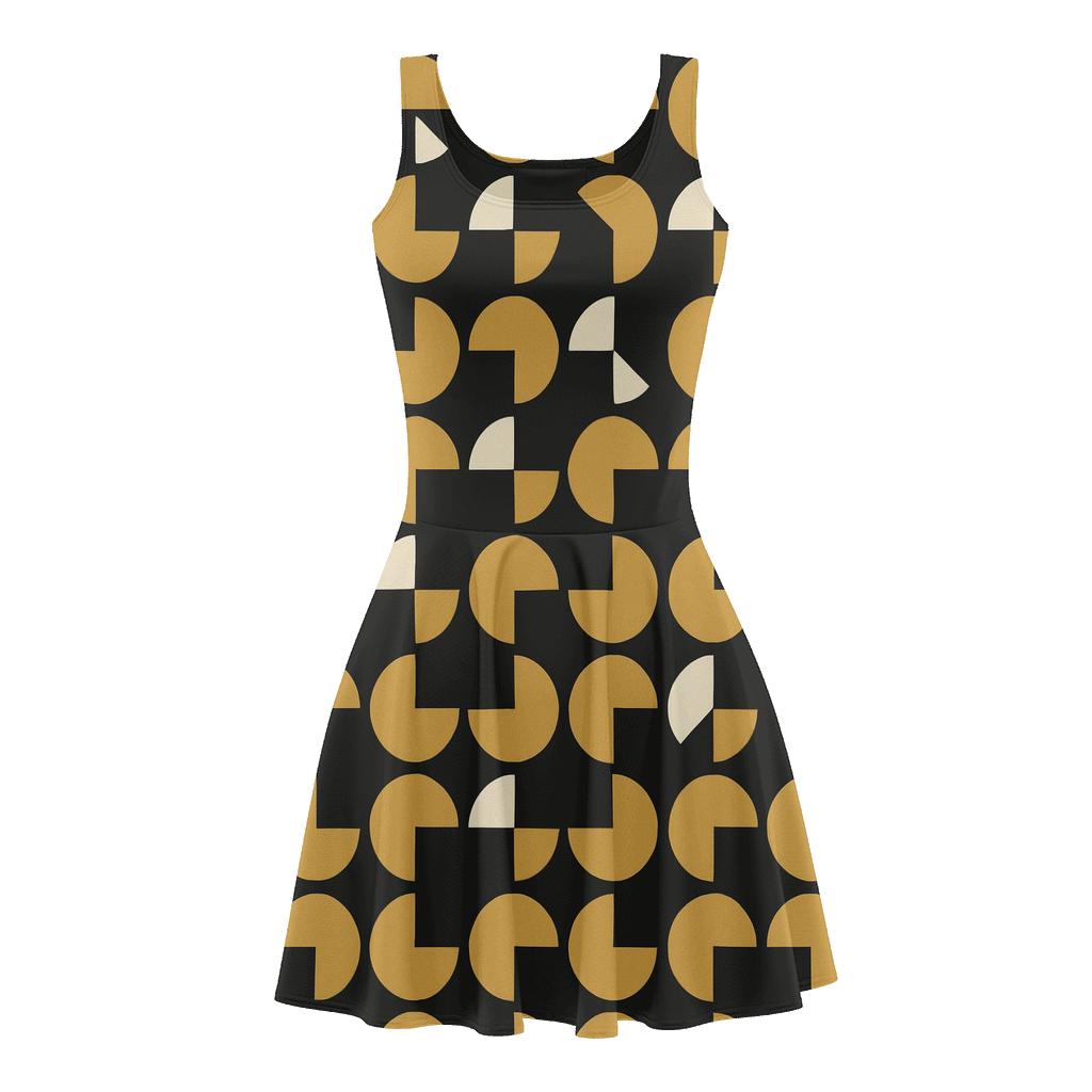 Radial Segment Relay Grid personalized fit skater dresses