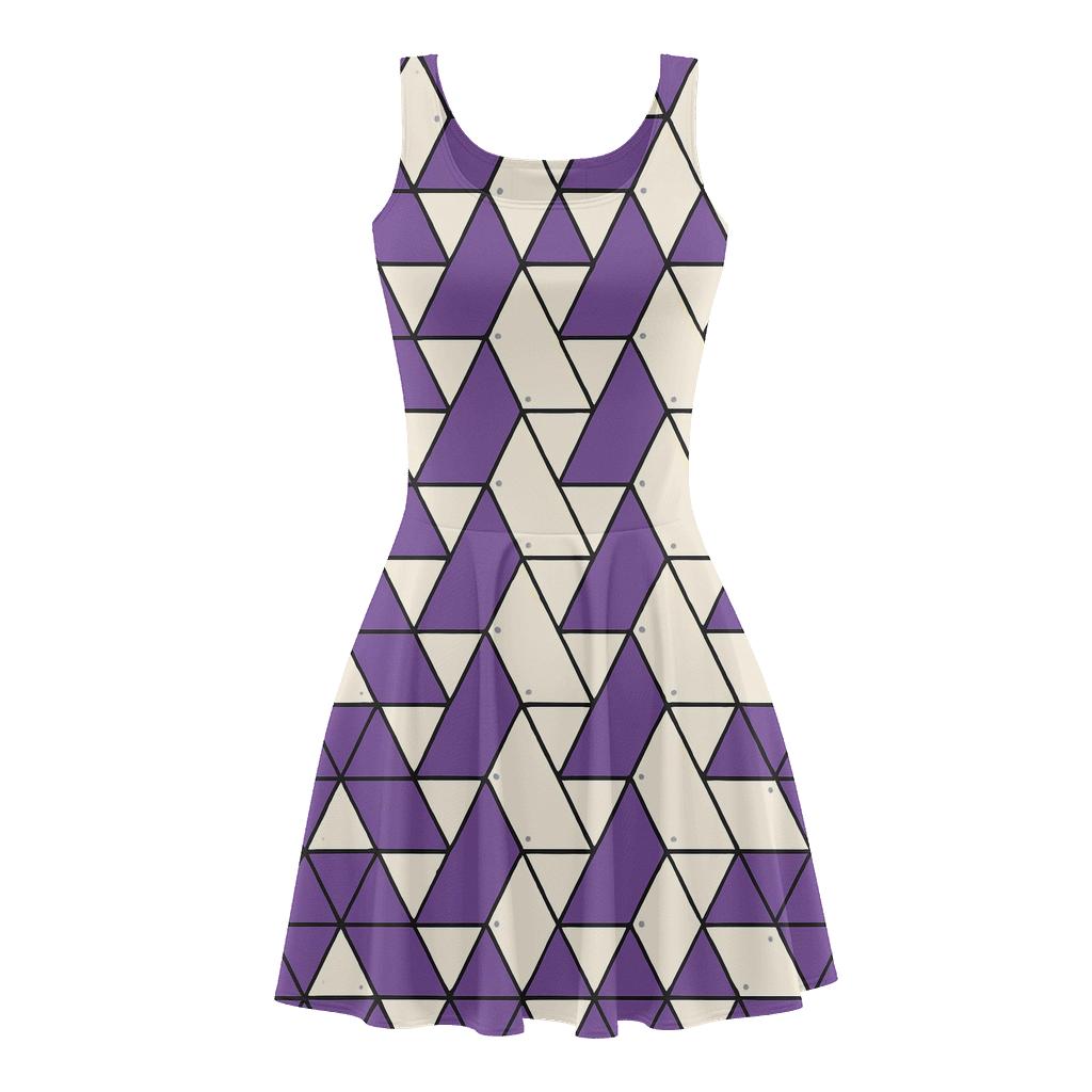 Triangular Step Tessellation personalized fit skater dresses