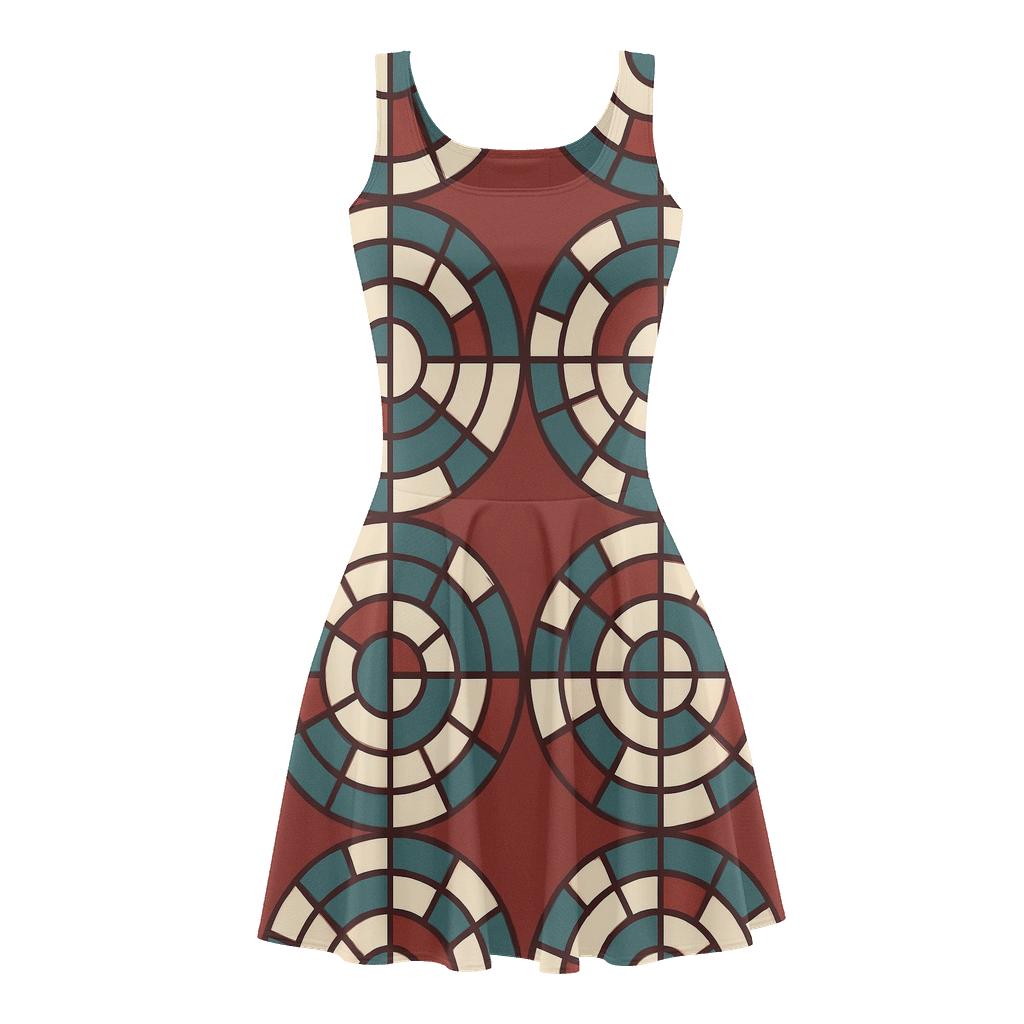 Radial Segment Relay custom skater dresses