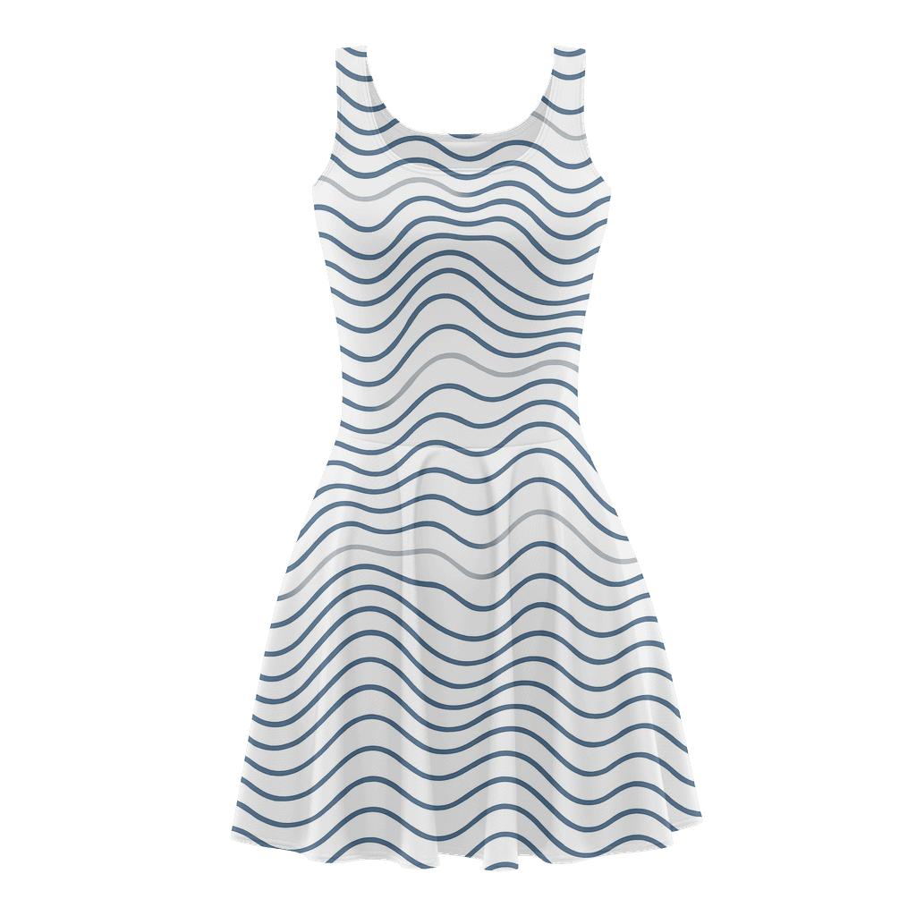 Wave Line Pack Compression stylish a-line skater dresses