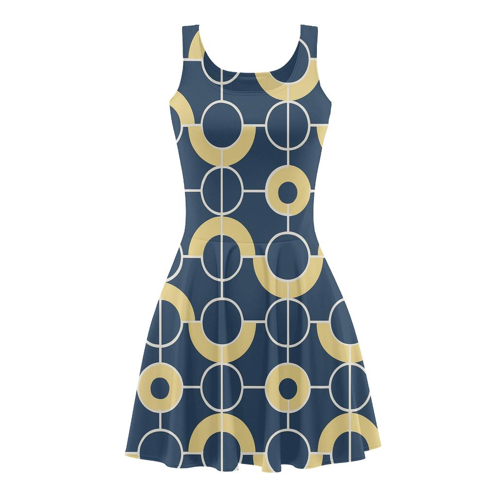 Tiled Arc Chainlink unique custom skater dresses
