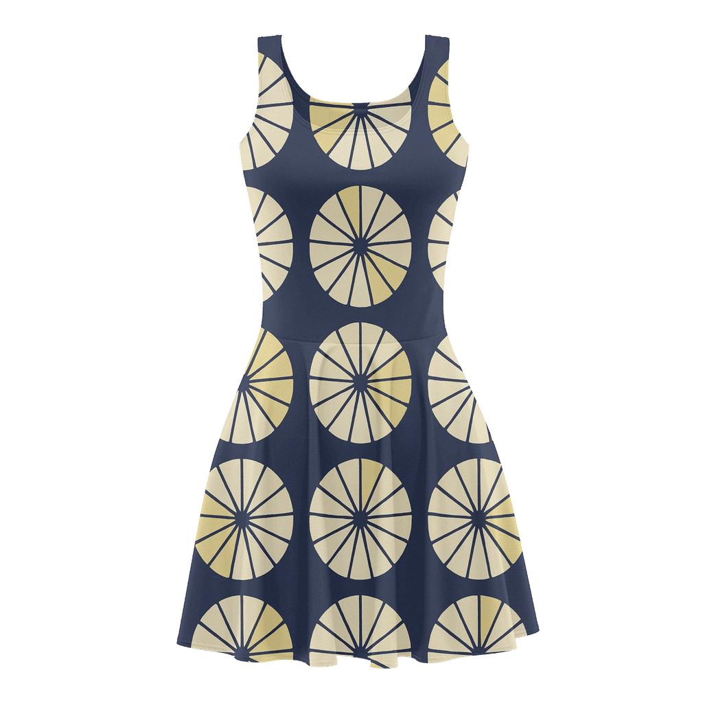 Radial Segment Loop Tiles unique custom skater dresses