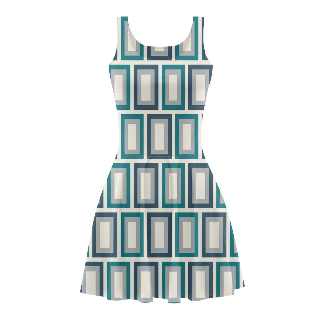 Nested Bar Window Repeat unique custom skater dresses [AI-fd021bdf-74487a2bfa75]