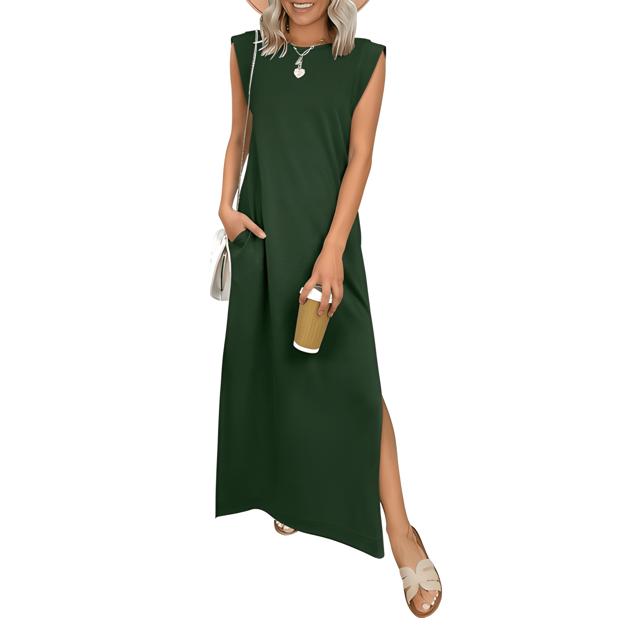 Summer Casual Sleeveless Maxi Dress For Women