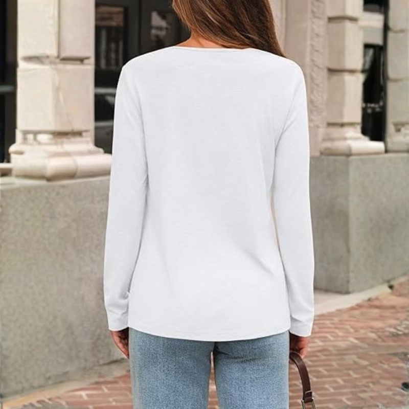 Long Sleeve T Shirt With Comfortable Fit For Women