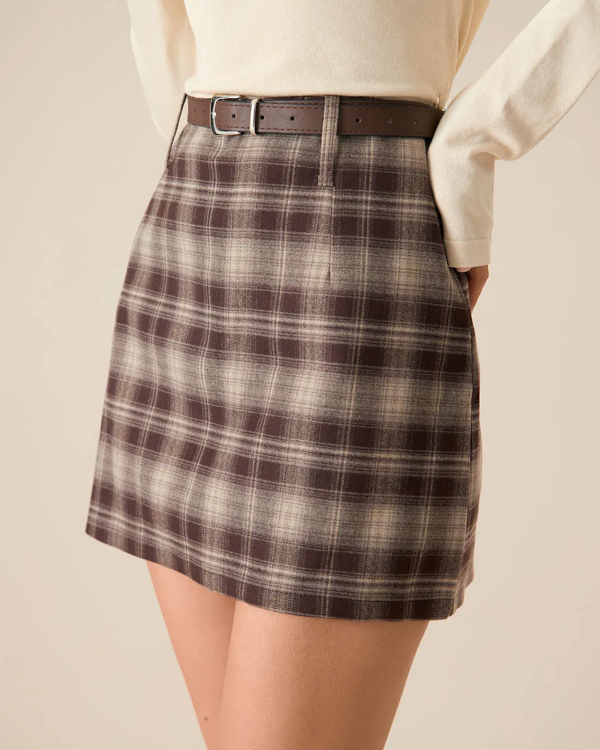 Classic Checkered Plaid Mini Skirt