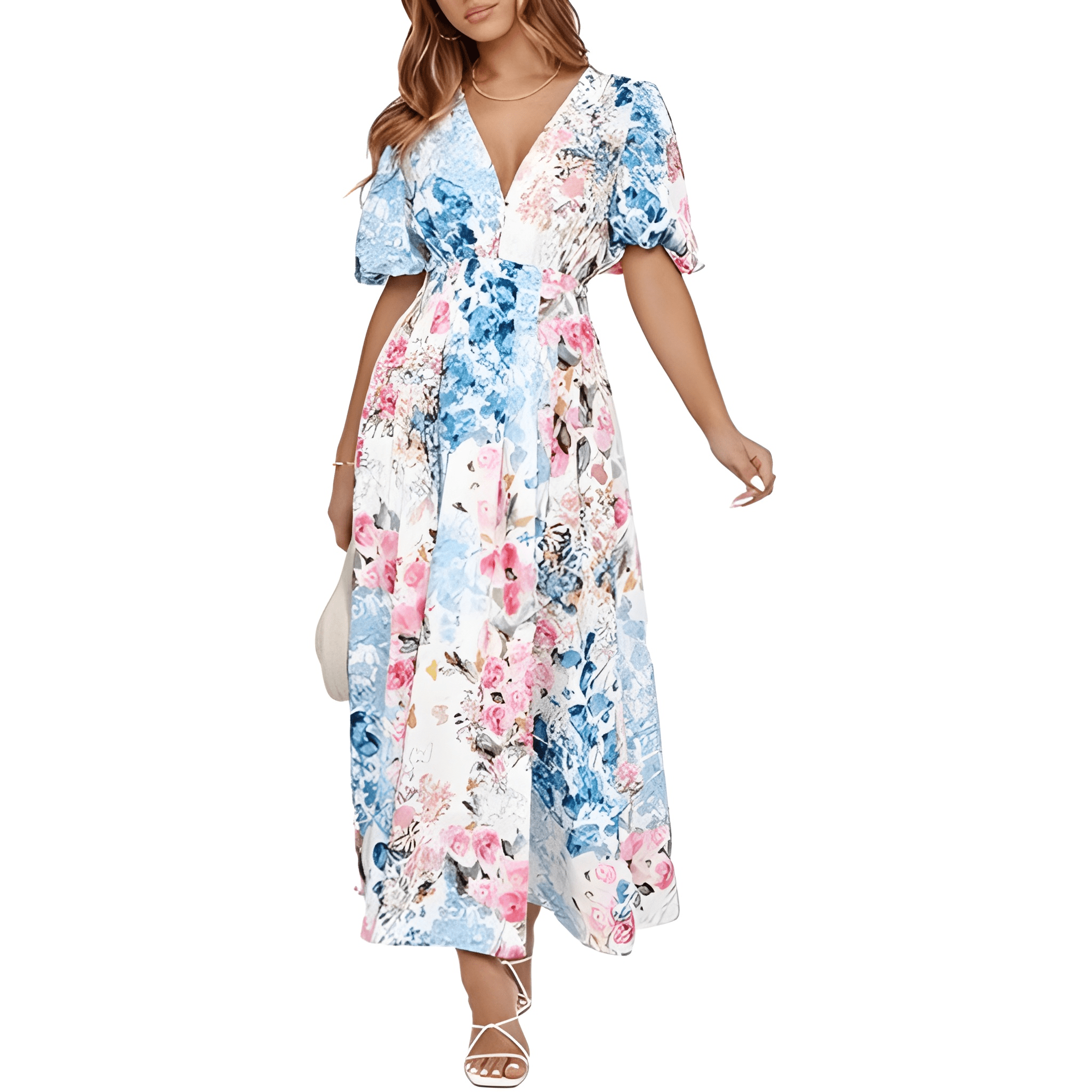 Summer And Spring Floral Maxi Dress 2026 For Women