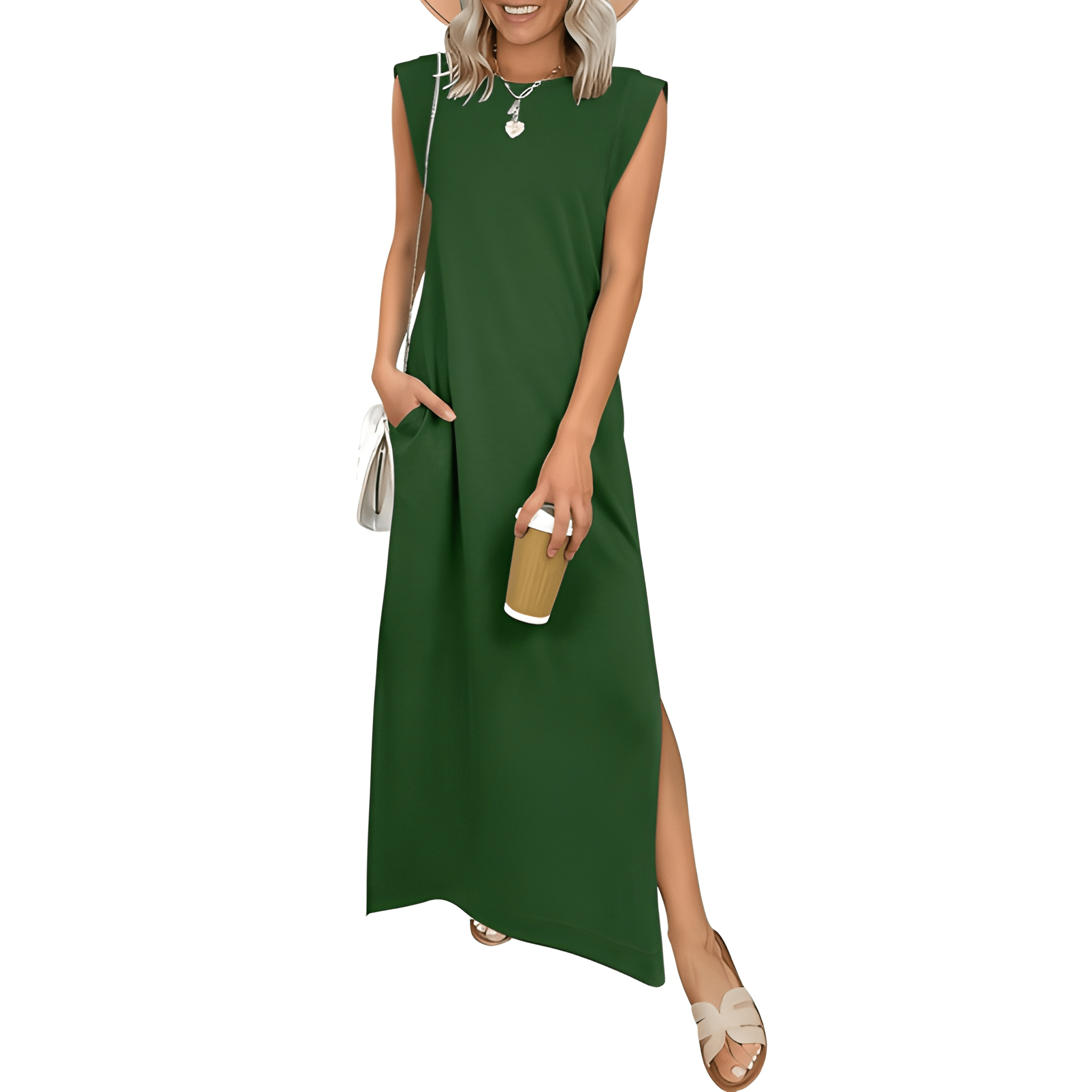 Summer Casual Sleeveless Maxi Dress For Women