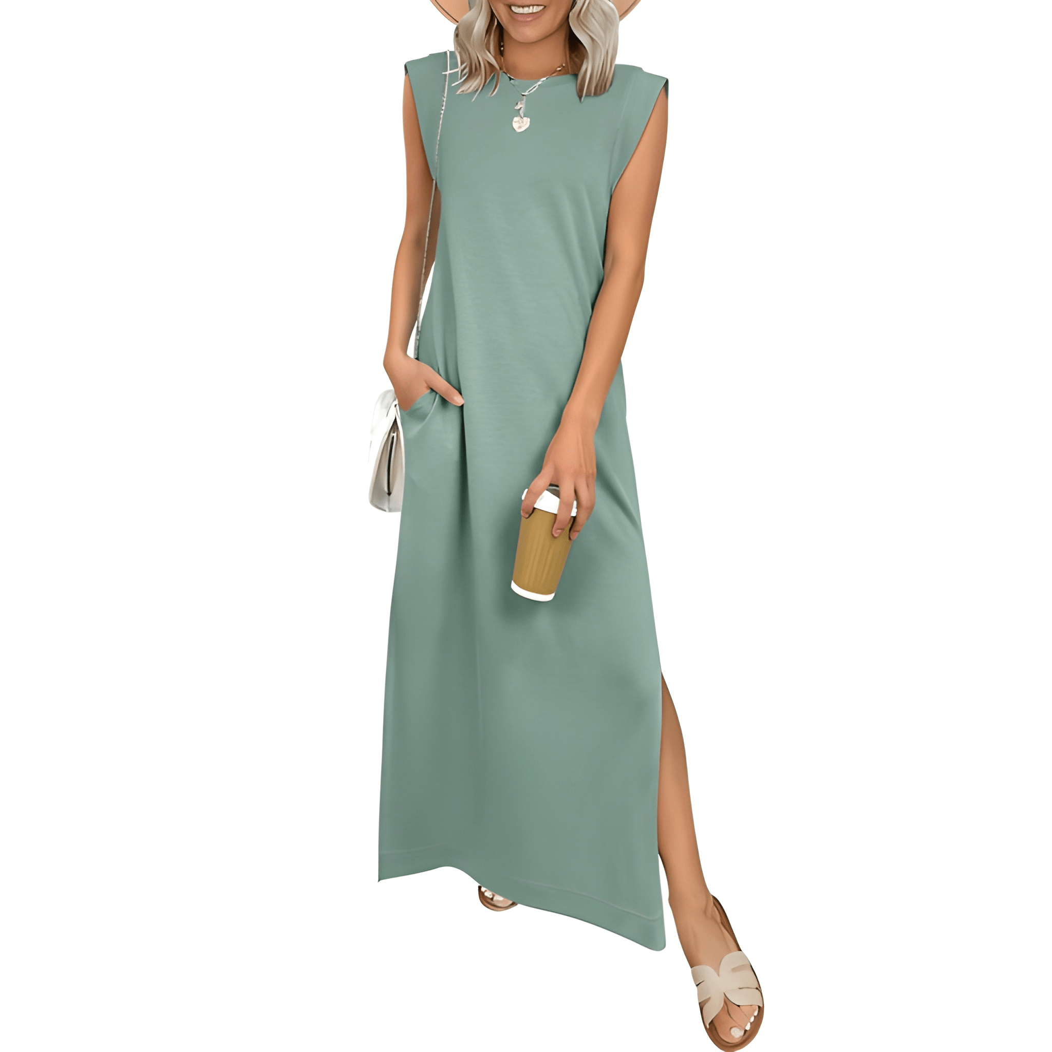 Summer Casual Sleeveless Maxi Dress For Women