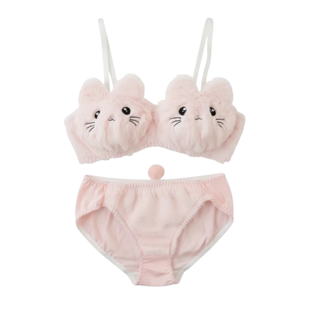 3D Plushie Lingerie Set