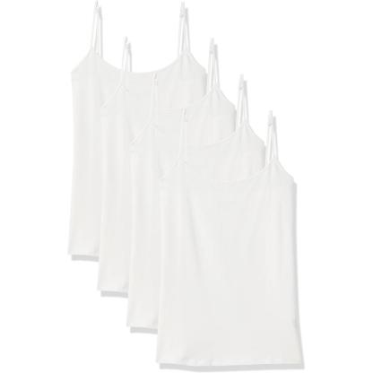 Slim Stretch Camisole 4 Pack With Adjustable Straps