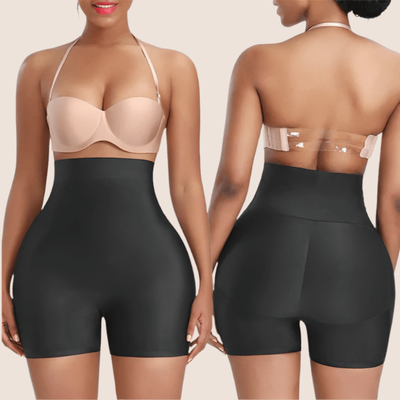 High Rise BBL Shorts – Sculpt Your Curves with Seamless Comfort-Secret Slim Wear