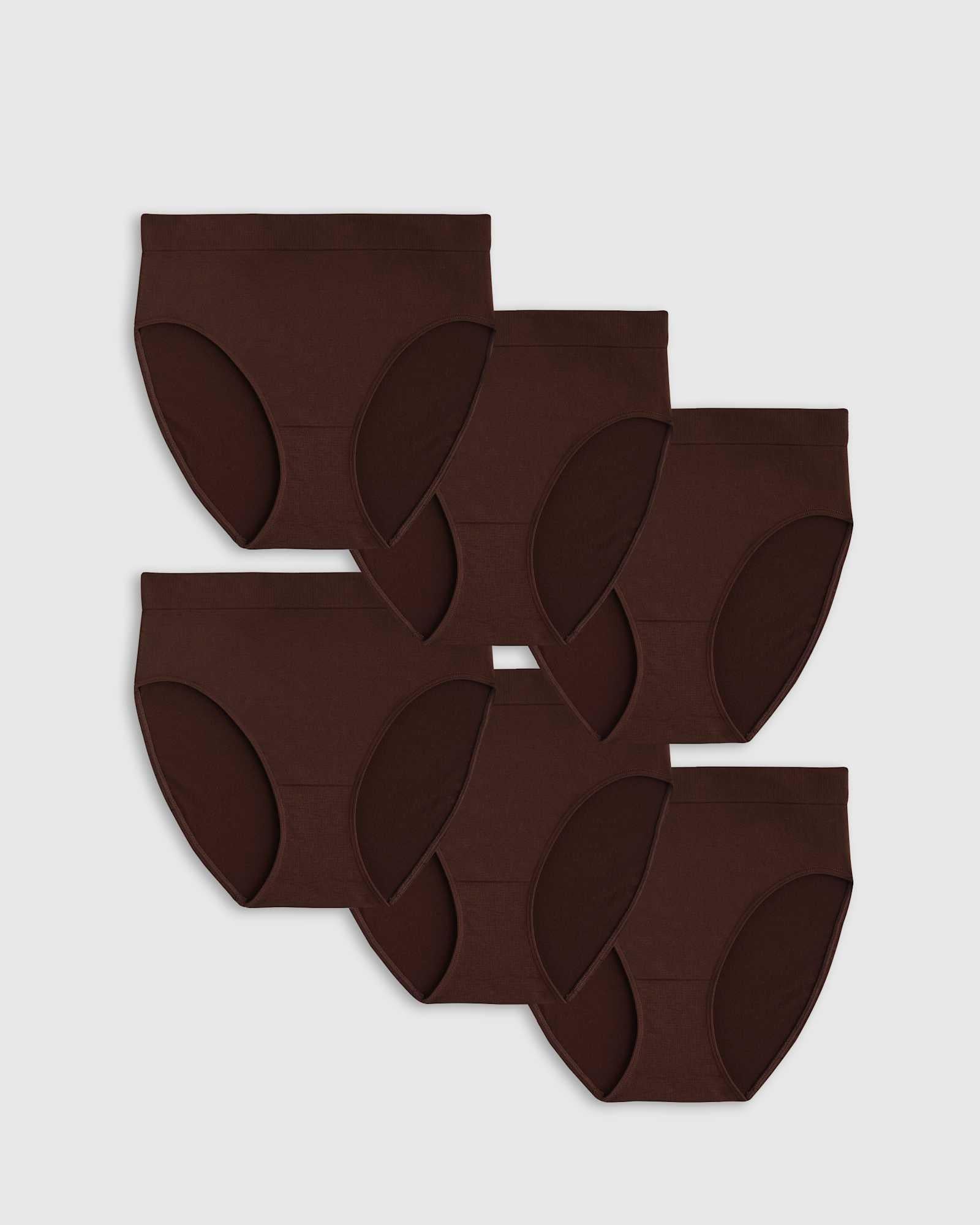 Pack Of 6 Women Smoothing Comfort High Waisted Brief-Secret Slim Wear