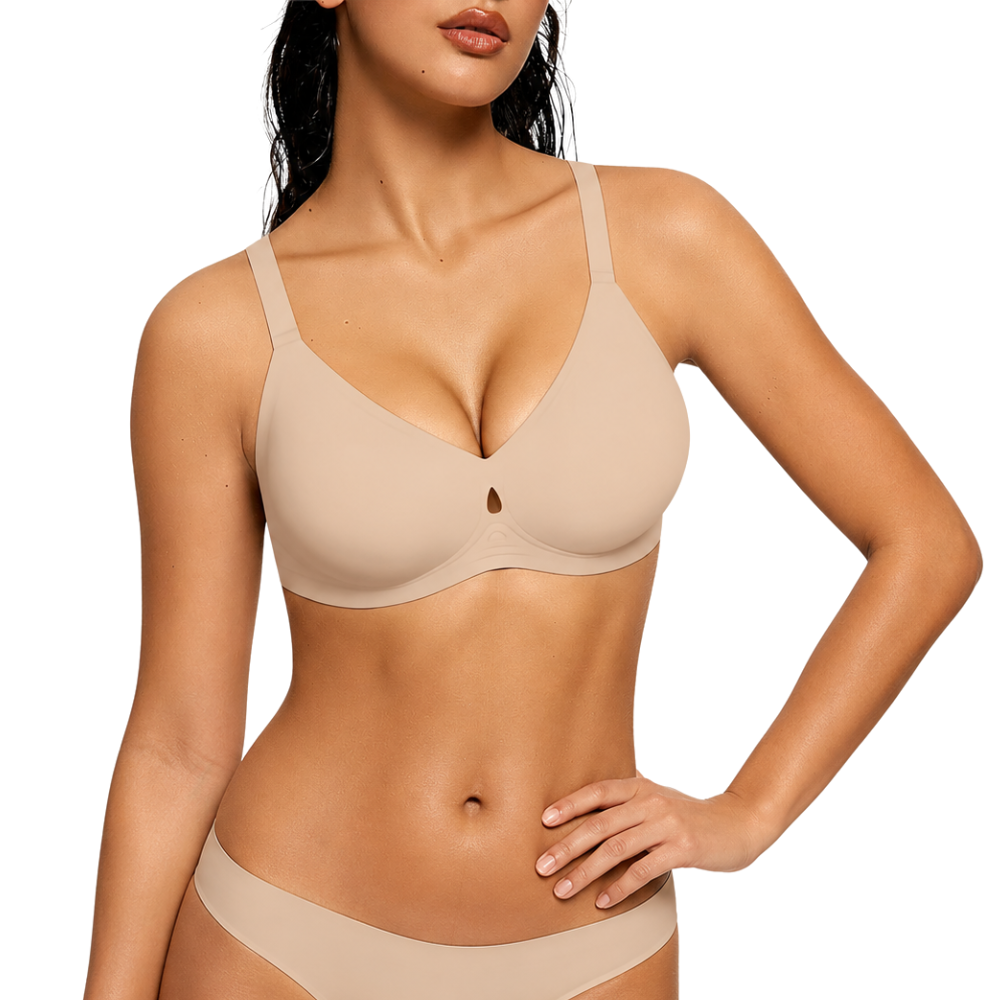 Jelly Full Coverage Push Up No Underwire Bra For Women