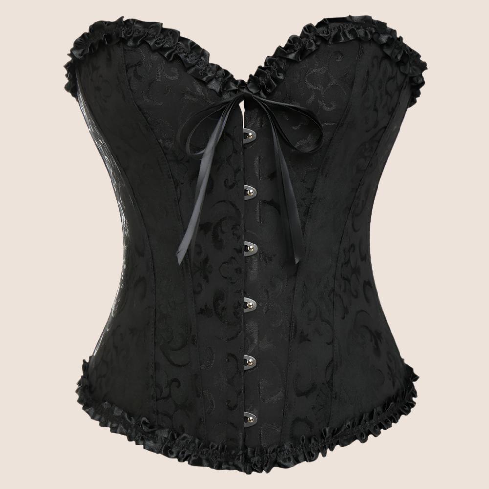 Top Lace Corset Boned For Women - Comfortable and Stylish-Secret Slim Wear