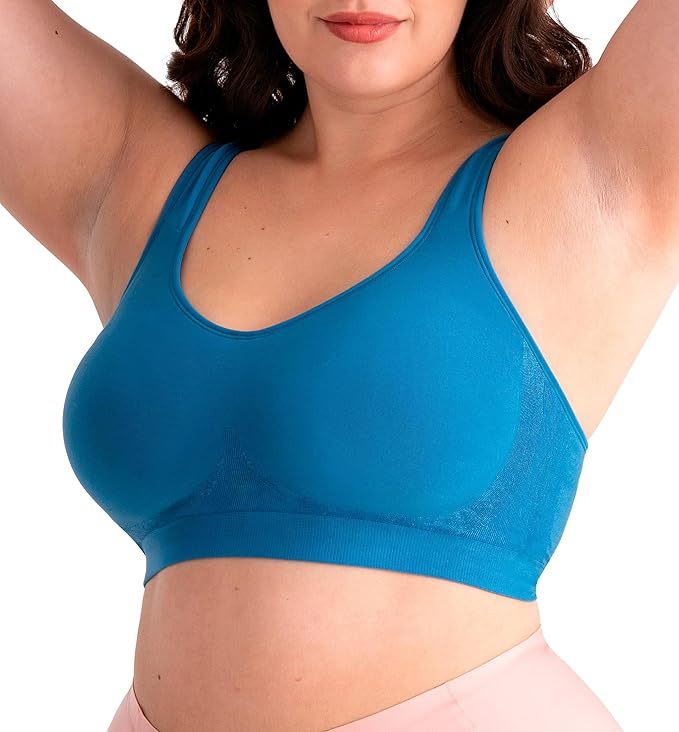 Plus Size Seamless Wireless Support Bra with Soft Adjustable Fit-Secret Slim Wear