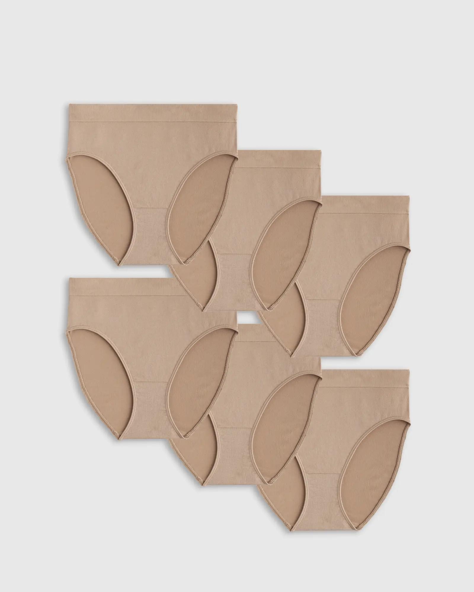 Pack Of 6 Women Smoothing Comfort High Waisted Brief-Secret Slim Wear