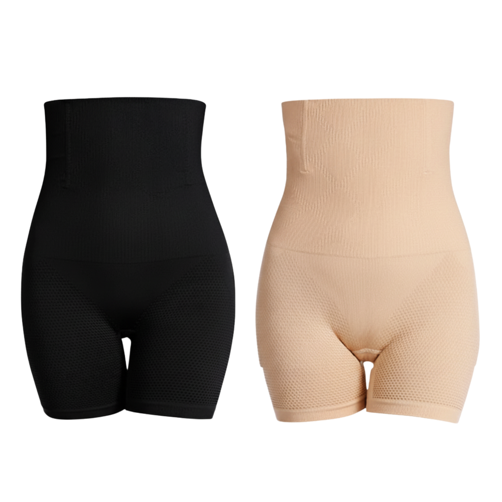 Pack of 2 Slimming Control Shaping Shorts Comfortable Seamless Stretch Fit