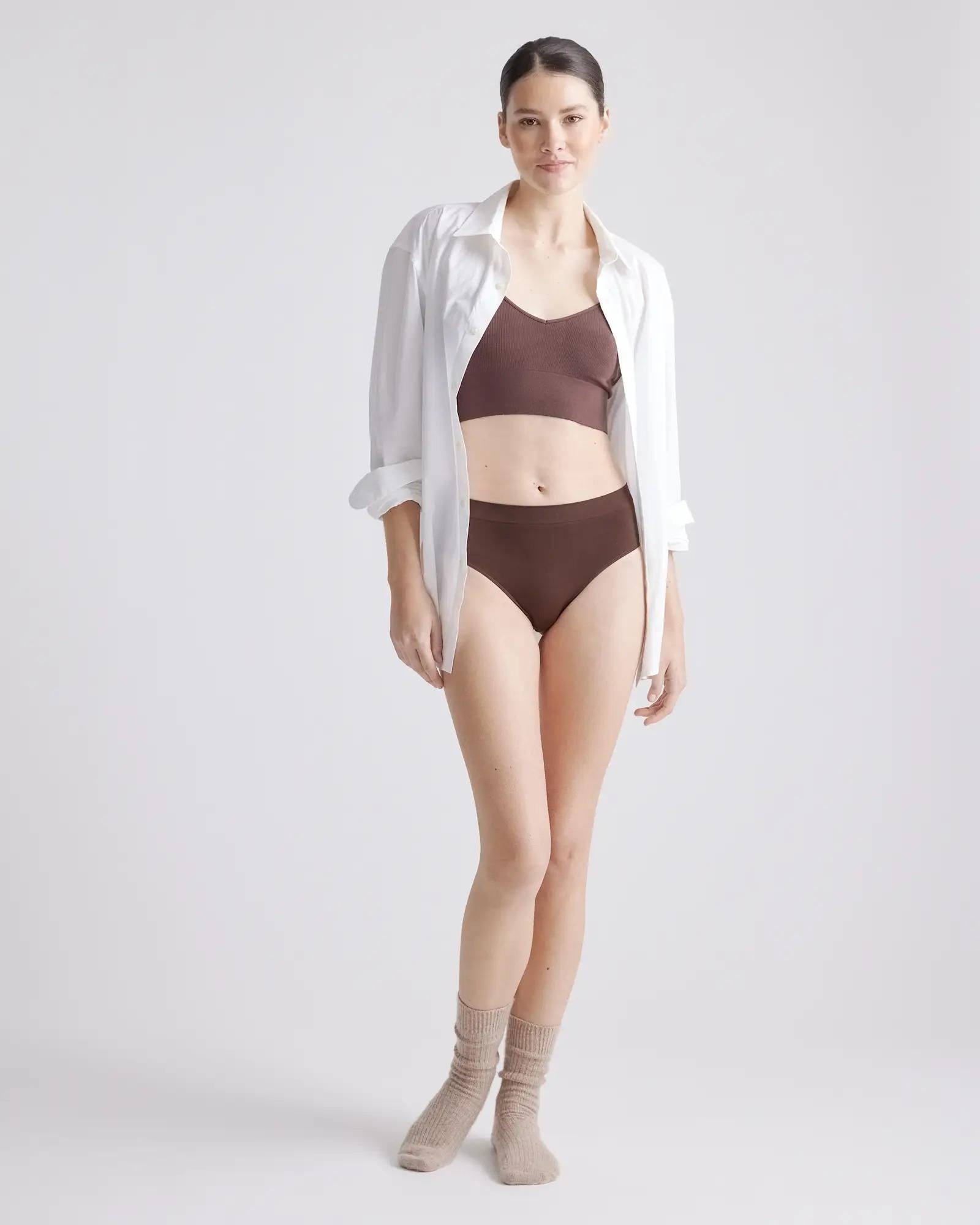 Pack Of 6 Women Smoothing Comfort High Waisted Brief-Secret Slim Wear