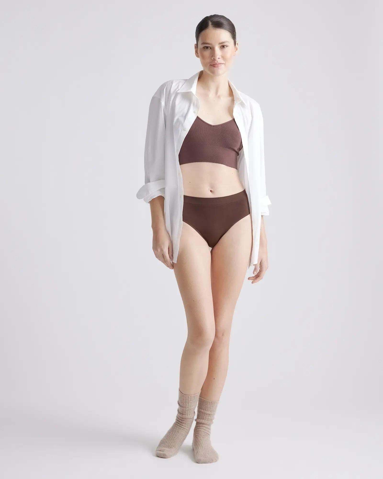 Pack Of 6 Women Smoothing Comfort High Waisted Brief-Secret Slim Wear