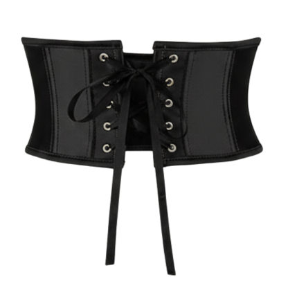 Lace Up Boned Corset Belt For Women For Halloween Cosplay 