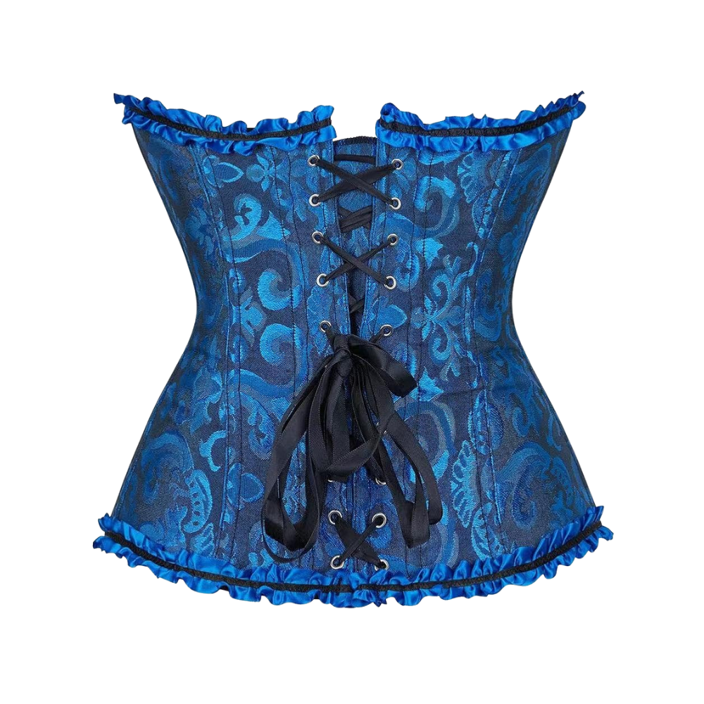 Floral Trim Shapewear Corset Top For Women