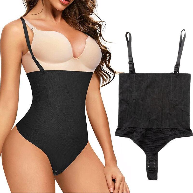 Adjustable Strap Thong Shapewear – Seamless Shaping for a Sleek Look-Secret Slim Wear