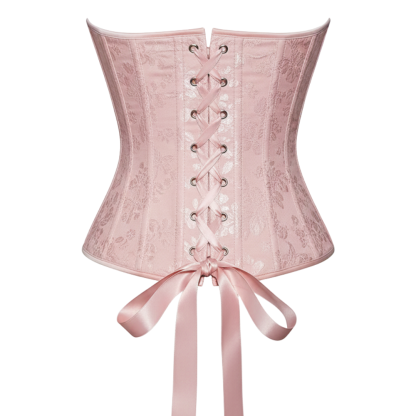 Lace Up Strapless Corset Top For Women