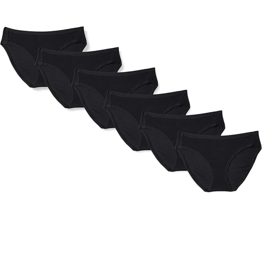 Pack Of 6 Cotton Bikini Briefs For Women