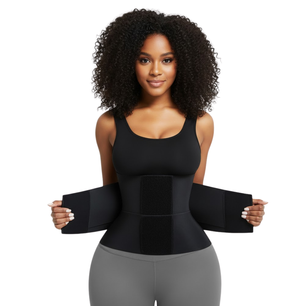 Adjustable Compression Trainer Belt with Triple Wrap for Daily Workouts
