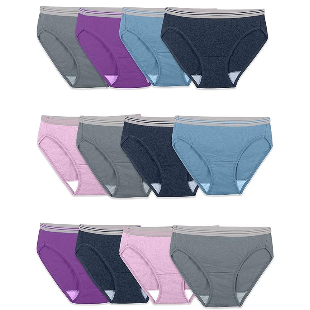 Pack Of 12 Women Soft Cotton Underwear