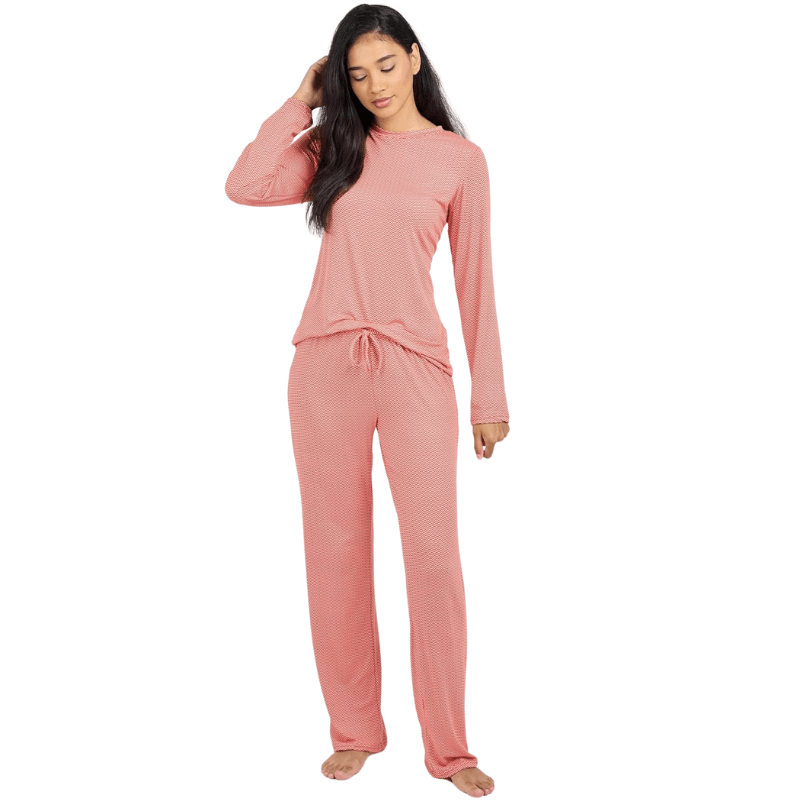 Polka Dot Pajama Set – Stylish Nightwear for Everyday Comfort-Secret Slim Wear