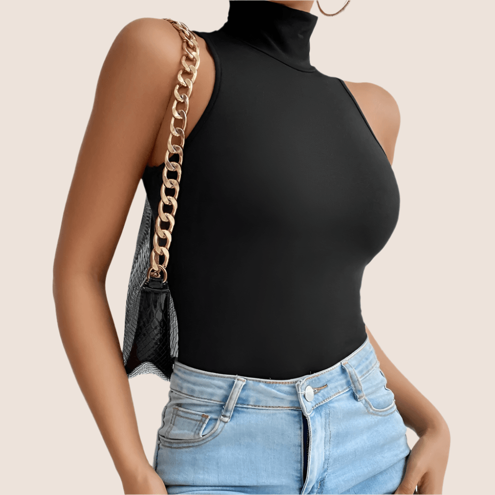 Solid Slim Fit Bodysuit - Comfortables and Stylish-Secret Slim Wear