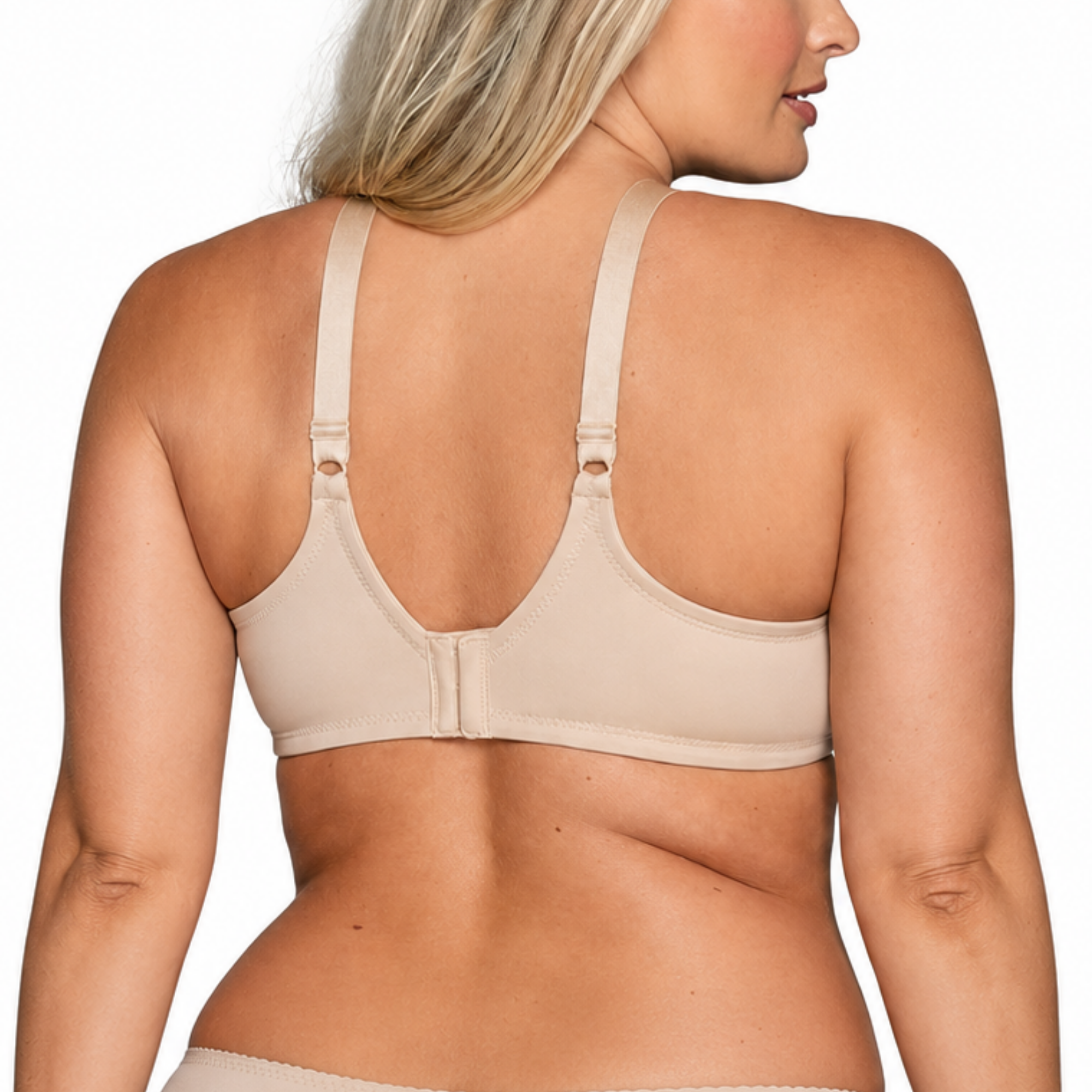 Full Figure Smoothing Bra With 4 Way Stretch And Lined Cups