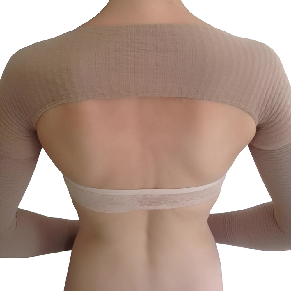 Textured Knit Compression Sleeves-Secret Slim Wear