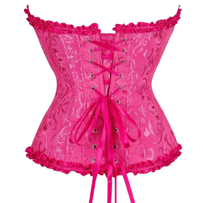 Fashion Lace Up Overbust Corset Top for Women