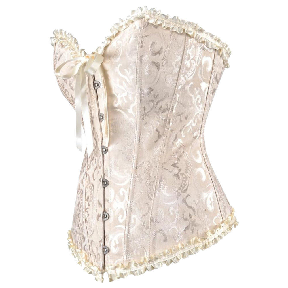 Vintage Floral Corset Bustier Top