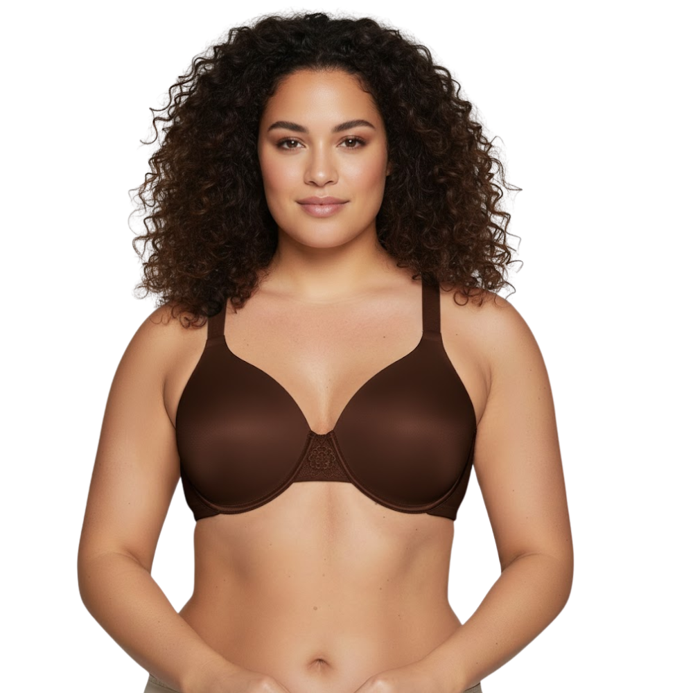 Back Smoothing Support Bra for Women with Lightly Lined Cups and Flexible Fit