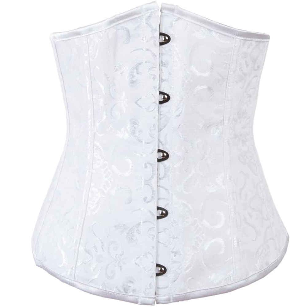 Brocade Underbust Boned Corset Belt For Women