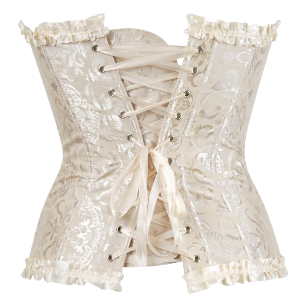 Vintage Floral Corset Bustier Top